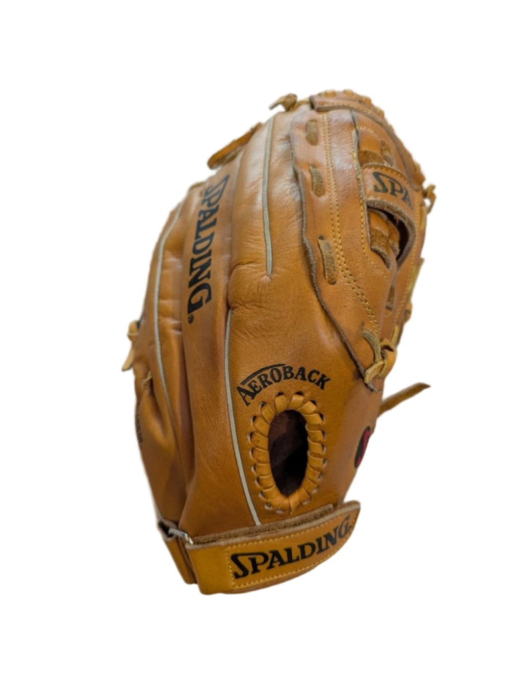 Men's Spalding Baseball Glove Brown Top Grain Leather Competition Series